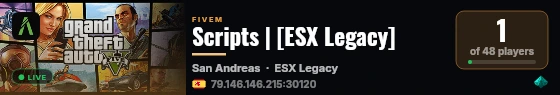 Scripts | [ESX Legacy] live status badge