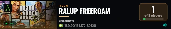 RALUP FREEROAM  live status badge
