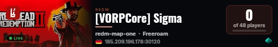 [VORPCore] Sigma live status badge