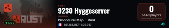 9230 Hyggeserver live status badge