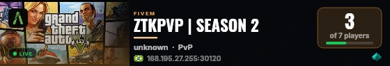 ZTKPVP | SEASON 2 live status badge