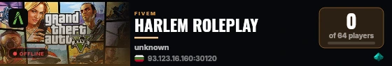 HARLEM ROLEPLAY live status badge