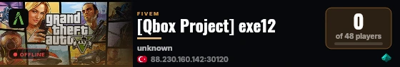 [Qbox Project] exe12 live status badge