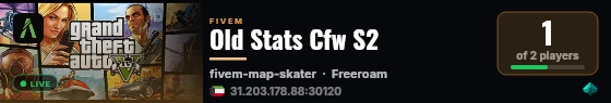 Old Stats Cfw S2 live status badge