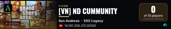 [VN] ND CUMMUNITY live status badge