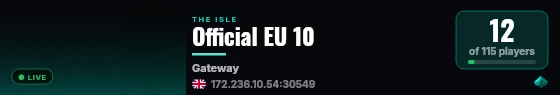 Official EU 10 live status badge