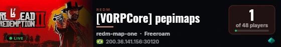 [VORPCore] pepimaps live status badge