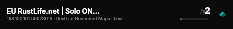 EU RustLife.net | Solo ONLY | Fridays | Noob Friendly live status badge