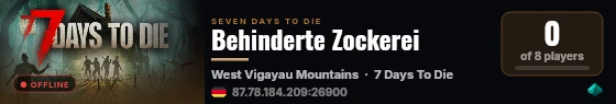 Behinderte Zockerei live status badge