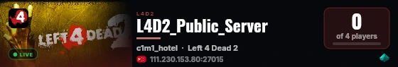 L4D2_Public_Server live status badge