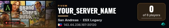 YOUR_SERVER_NAME live status badge