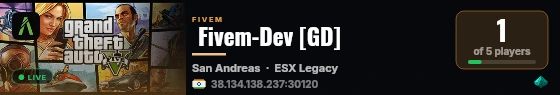  Fivem-Dev [GD] live status badge