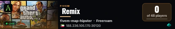 [FiveM Basic Server] change-me live status badge