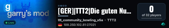 [GER]|TTT2|Die guten Nudeln|Ps2|SpecDM|FastDL live status badge