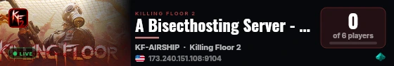 A Bisecthosting Server - 8074ae0f live status badge
