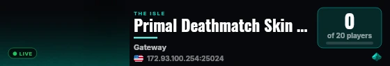 Primal Deathmatch Skin Creator Server live status badge