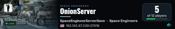 OnionServer live status badge