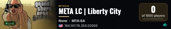 META LC | Liberty City live status badge