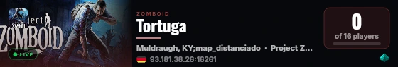 Tortuga live status badge