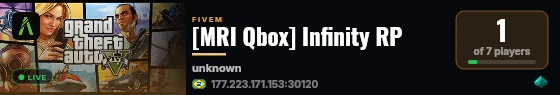 [MRI Qbox] Infinity RP live status badge