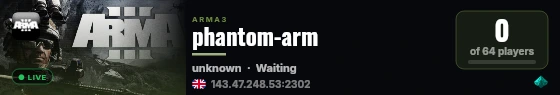 phantom-arm live status badge