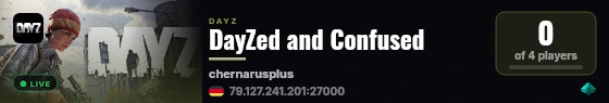 DayZed and Confused live status badge