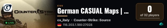 German CASUAL Maps | Healthkits | 128 Tick | sponsored by xceln live status badge