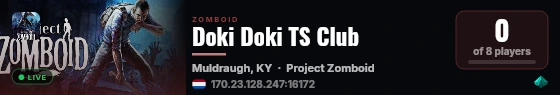 Doki Doki TS Club live status badge