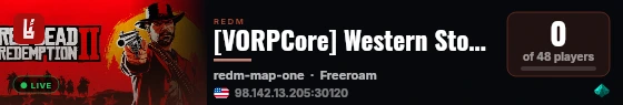 [VORPCore] Western Stories live status badge