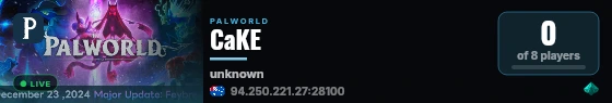 CaKE live status badge