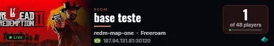 base teste live status badge