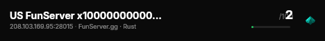 US FunServer x10000000000|PVP|BATTLEFIELD|SKINS|KITS|TP|MAZE|MI live status badge