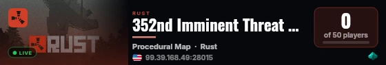 352nd Imminent Threat Detail|4k|PvE&PvP live status badge