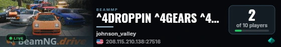 ^4DROPPIN ^4GEARS ^4& ^4PASSIN ^4QUEERS live status badge