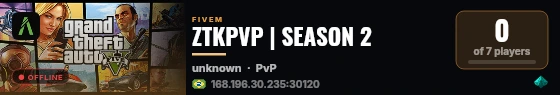 ZTKPVP | SEASON 2 live status badge