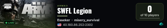 SWFL Legion live status badge