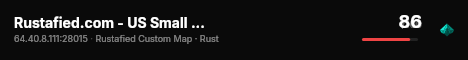 Rustafied.com - US Small - Monday live status badge