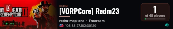 [VORPCore] Redm23 live status badge