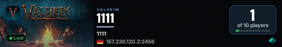 1111 live status badge