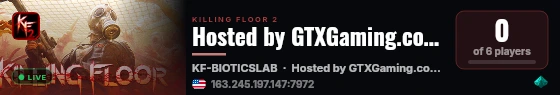 Hosted by GTXGaming.co.uk live status badge