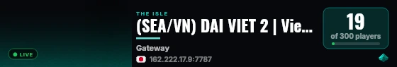 (SEA/VN) DAI VIET 2 | Vietnam PVP EVRIMA Survival No Rule live status badge