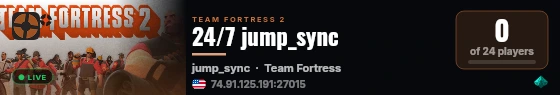 24/7 jump_sync live status badge