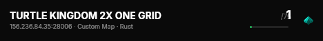TURTLE KINGDOM 2X ONE GRID live status badge