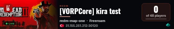 [VORPCore] kira test live status badge