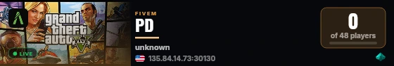 PD live status badge