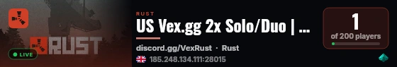 US Vex.gg 2x Solo/Duo | Shared BPs | 50% Upkeep | Max 2|x2 live status badge