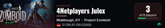 4Netplayers Julex live status badge