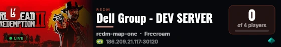 Dell Group - DEV SERVER live status badge