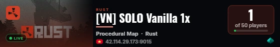 [VN] SOLO Vanilla 1x live status badge