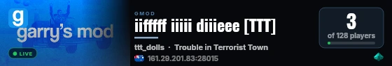 iifffff iiiii diiieee [TTT] live status badge